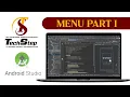 Lecture 21 Menu Part 1 Android Studio Tech Step Sahiwal