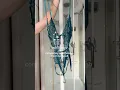Transparent see through lingerie try on haul #bodysuit #reels #blonde