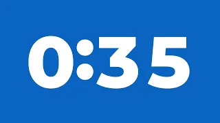 35 Second Timer Without Music 35 Seconds 35 Second Stopwatch