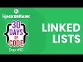 Hackerrank 30 Days of Code Cozumleri - Day 15 Linked List