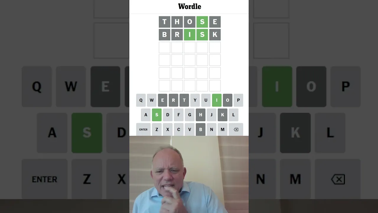 Wordle in a Minute - 17th August 2023