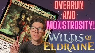 How to build Agatha of the Vile Cauldron MtG Wilds of Eldraine spoiler week Commander Deck Tech