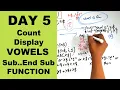 Class 10 QBASIC Count and Display Vowels Modular Programming Readersnepal