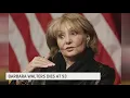 Barbara Walters network news groundbreaker dead at 93