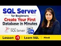SQL Tutorial for Beginners Introduction and Database Creation Learn SQL Lesson - 1