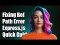 ReferenceError path is not defined in Express js - How to Fix It