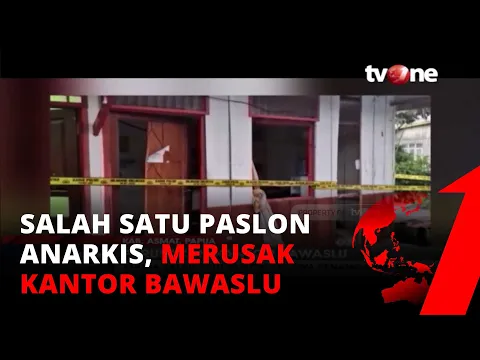 Murka! Massa Salah Satu Paslon Acak-acak Kantor Bawaslu di Kab Asmat, Papua