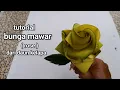 Lagu Cara membuat bunga mawar (rose) dari daun kelapa 
