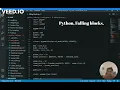 Falling blocks game in Python explained by Kartavya