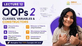 OOPs in Java Lecture 2 Instance Variables Constructors Methods ZDX 1 0
