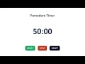 How To Create a Pomodoro Timer Using HTML CSS JavaScript Adel Gabr
