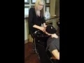 Scalp massage at Shear Excellence