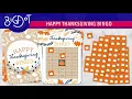 Happy Thanksgiving Bingo Cards Game Idea - Fall Harvest Party Bingo Game Big Dot of Happiness