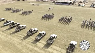 تحت راية حضرموت حفل تخرج الدفعة الاولى من اللواء الاول لحماية حضرموت 