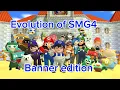 Evolution of SMG4 banner edition