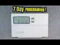 LUX Pro PCP511LC 7 Day Programming Programmable Thermostat TX1500E