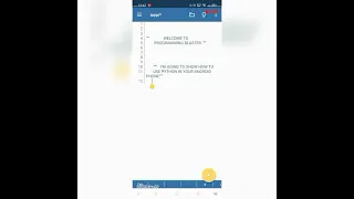 How to use Python on Android pydroid3