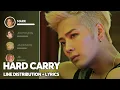 GOT7 - Hard Carry Line Distribution Color Coded PATREON REQUESTED