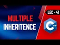 Lec-41 Multiple Inheritance in OOPS