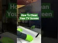 Download Lagu How To Clean Your TV Screen #shorts #cleaning