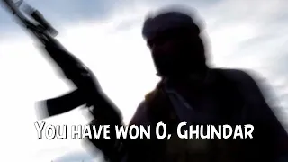                                  قد فزت يا غندر                                            دندنها