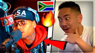 chris brown freestyle on sister bettina beat by mgarimbe american reaction south african music
