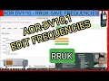 AOR - ADD FREQUENCIES USING RADIO REFERENCE UK