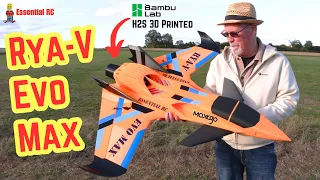 BEST FLAT SPINS (Crash FAIL and Field Repair to WIN) ! SODYs3D Rya-V Evo Max 90mm EDF JET