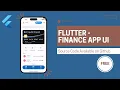 Flutter Financial App UI Challenge Speed Code - Part 1
