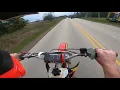 HONDA CR250 TOP SPEED RUN
