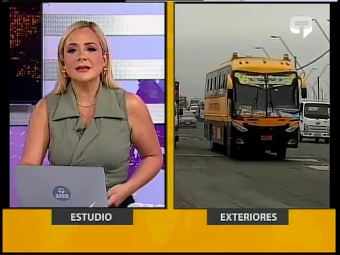 Trabajos sin concluir en el puente de la Unidad Nacional - Durán