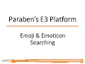 Searching with Emoji in E3 Forensic Platform