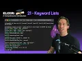 Elixir Full Course 21 - Keyword Lists
