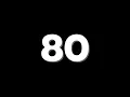 80 Second Countdown Timer With Sound Effect