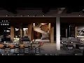 Office Interior Interactive 4K Real-Time Visualization UNREAL ENGINE 5 NCA Configurator