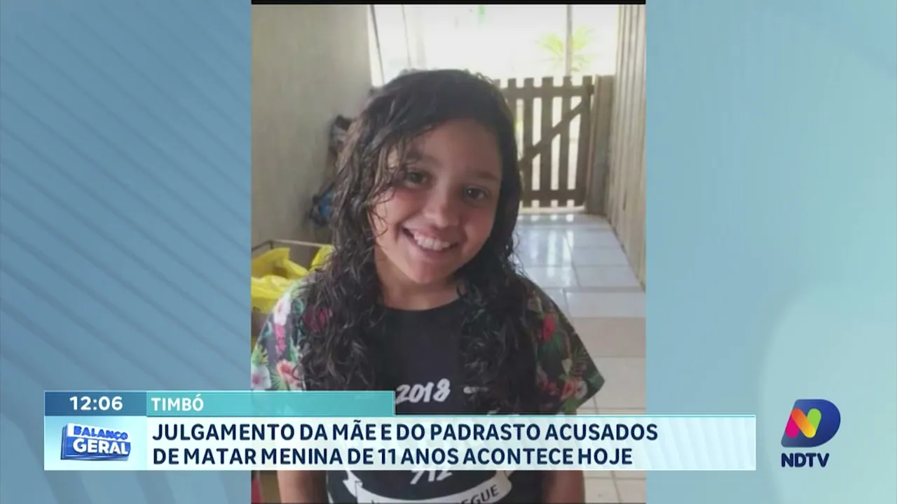 Caso Luna: julgamento da mãe e do padrasto acusados de matar a menina de 11 anos acontece hoje