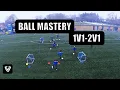 Lagu BALL MASTERY - 1V1 - 2V1 | U9- U10 - U11 - U12 - U13 - U14  | FOOTBALL - SOCCER | TRAINING EXERCISE