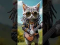 Download Lagu Cuteness Overload: Rasta Cat Playing Guitar like Expert!