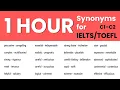1 Hour Advanced Synonyms for IELTS TOEFL C1 C2 Vocabulary with Meanings Examples