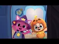 Five Little Monsters Jumping on the Grave | Halloween Sing Along | Kids Rhymes | Pinkfong & Hogi