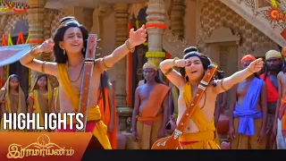 ramayanam highlights 30 april 2025 episode 298 mon sat 6 30 pm sun tv shrimad ramayan tamil