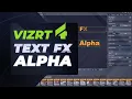 Vizrt 4 Text FX Alpha Plugin tutorial
