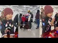 Chris Brown Enjoys Sneaker Shopping With His Son Aeko Catori and Ex Ammika Harris In London