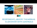 Responsive Jquery Thumbnail Slideshow With Controls Jquery Thumbnail Slider Horizontal