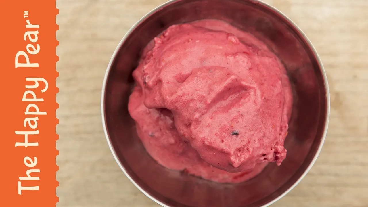 Homemade Sorbet Recipe - Takes less than 2 minutes to make - The Happy Pear