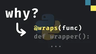 Every Decorator in Python Needs THIS wraps