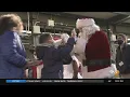 Students Board Holiday Train With Santa In NJ Transit Tradition