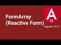 FormArray in Reactive Form Part Angular tutorial in English