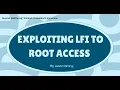 Cyber Security CTF Vulnhub ColddWorld Immersion Exploiting LFI to Root Access
