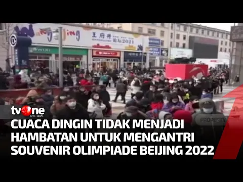 Warga Beijing Antri Berjam-jam Demi Mendapat Souvenir Olimpiade Beijing 2022